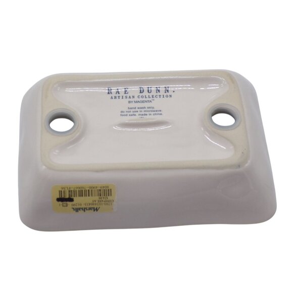 NEW Rae Dunn Artisan Farmhouse FREE RANGE 6 Count Ceramic Egg Holder - Picture 6 of 7